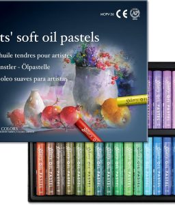 Mungyo Gallery Soft Oil Pastel for Artist Premium 36 Colors Drawing MOPV36